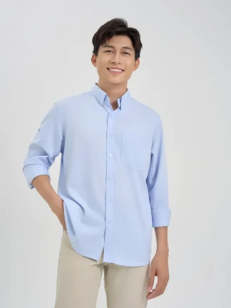 Áo sơ mi nam dài tay dáng suông